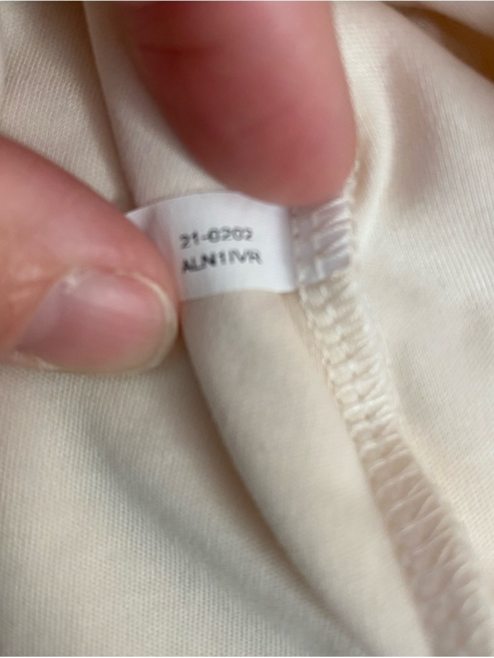 MM Lafleur Ivory Alina Muscle Tee Size Size Large - Picture 7 of 7